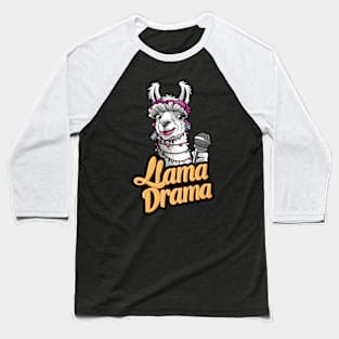 Llama Drama Baseball T-Shirt